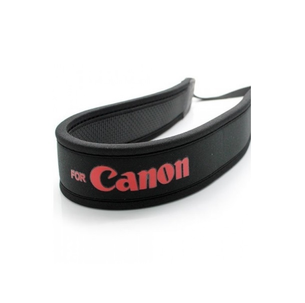 Neoprene Shoulder Neck Strap for Canon (Black)