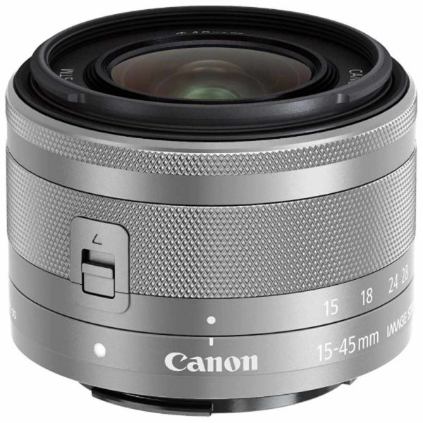 Canon EF-M 15-45mm f/3.5-6.3 IS STM Lens (Silver)