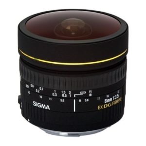 Sigma 8mm F3.5 EX DG Circular Fisheye Lens for Nikon Mount