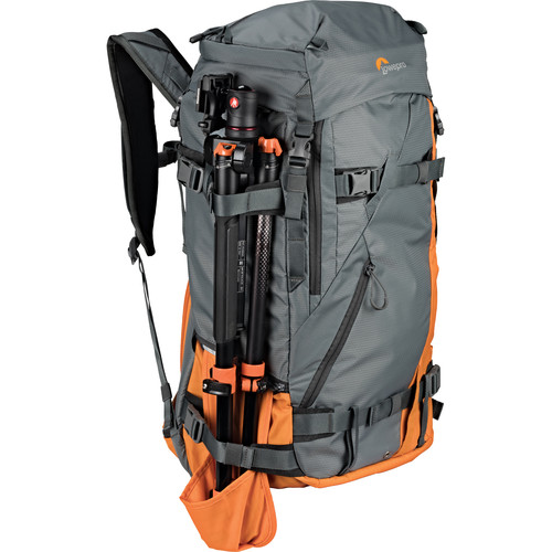 Lowepro Powder Backpack 500 AW (Gray/Orange) | Miyamondo